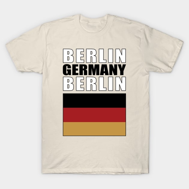 Flag of Germany T-Shirt by KewaleeTee